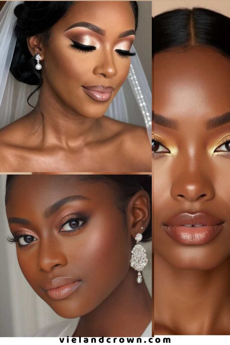 The Bridal Makeup Looks for Dark Skin Brides