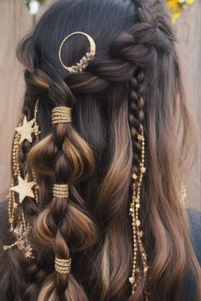Curly-Updo-with-Crystal-Moon-Pins.
