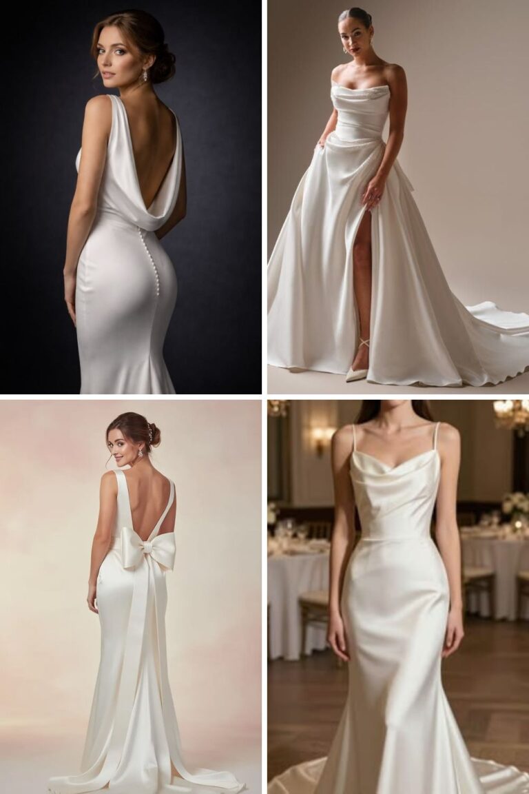 How-to-Style-Satin-and-Silk-Wedding-Dresses