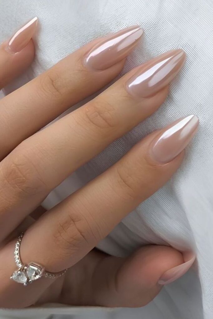 Nude-Chrome-Nails