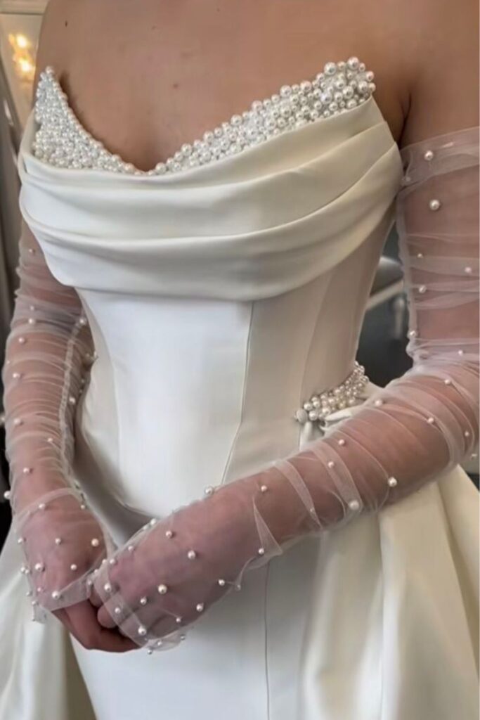 Pearl-Embellished-Satin-Wedding-Dress-