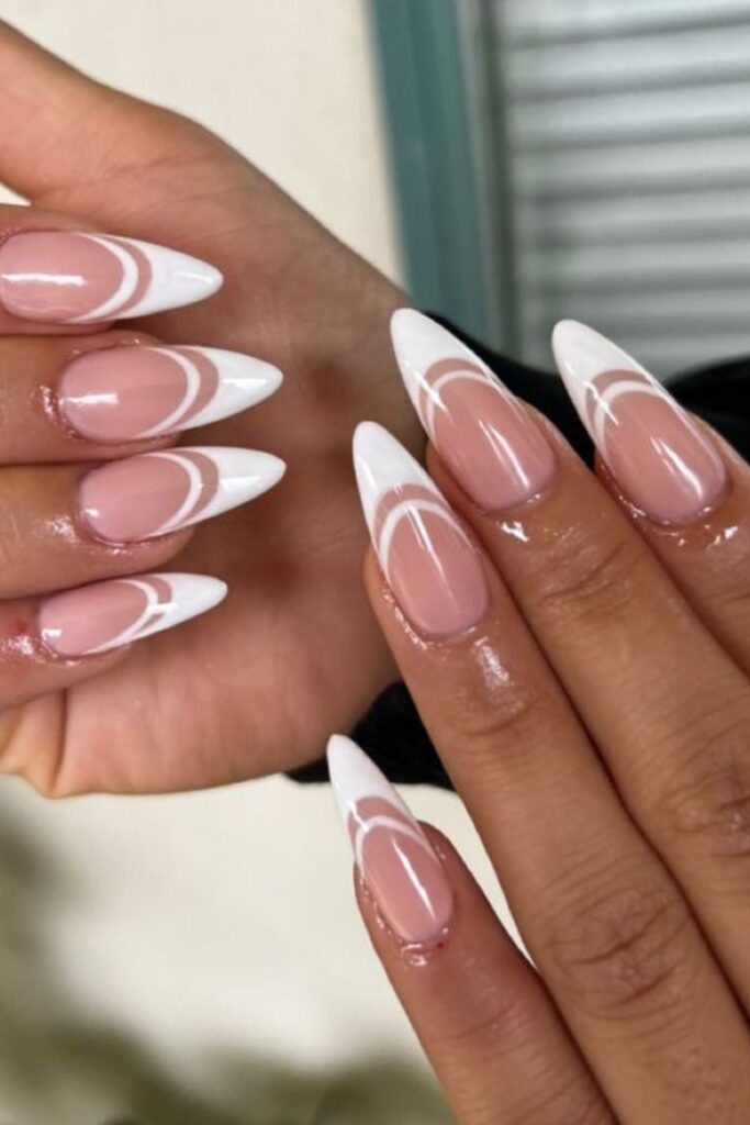 Stunning-Bridal-French-Tip-Nail-Designs