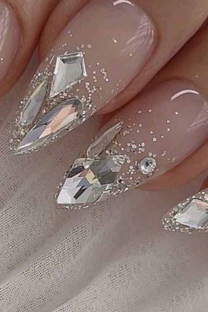 Stunning-Bridal-Nail-Designs-with-Pearls-and-Crystals