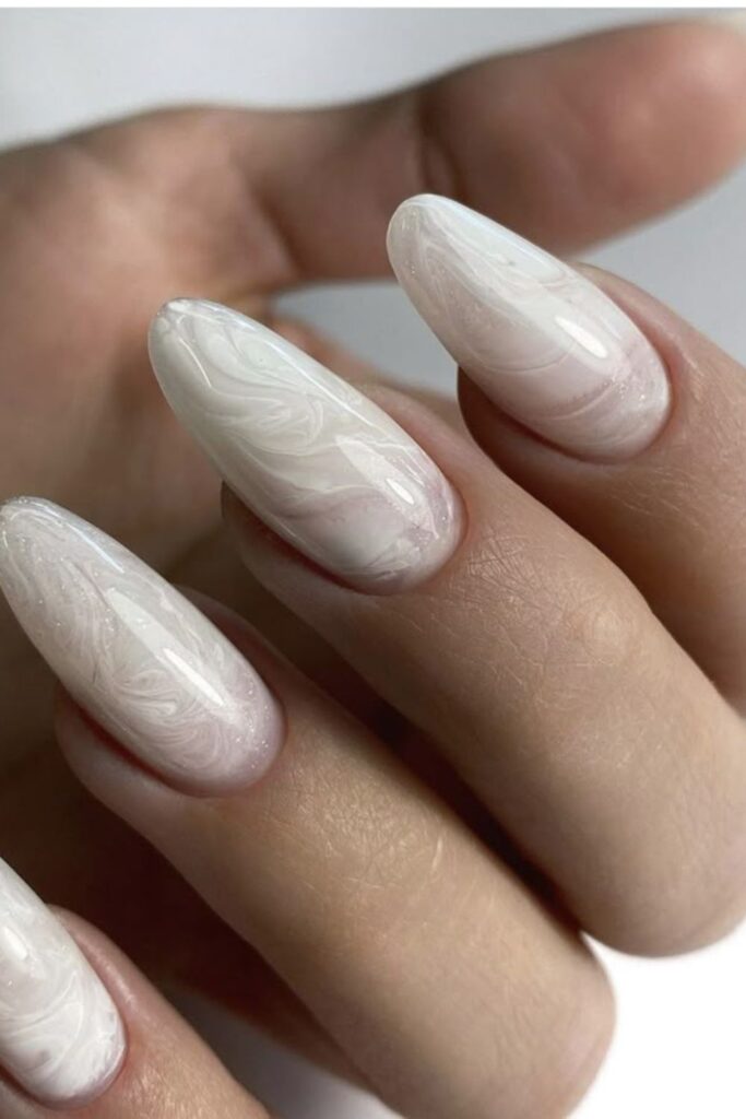 White-Marble-Bridal-Nails