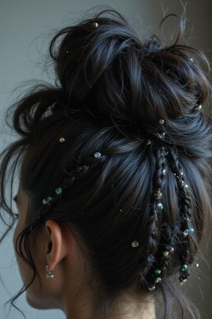 Witchy-Textured-Bun-hair