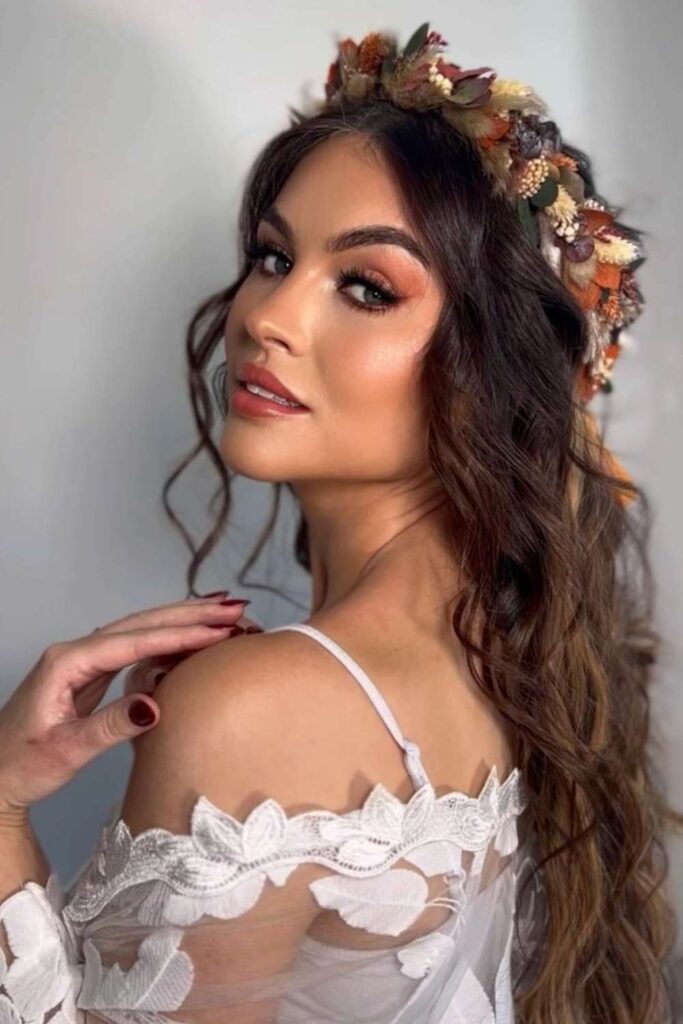 Rustic-Fall-Wedding-Makeup-ldeas